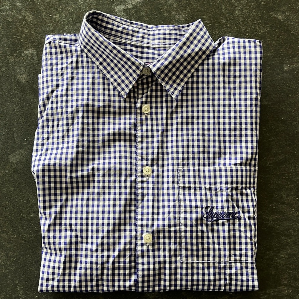 Supreme cotton gingham shirt